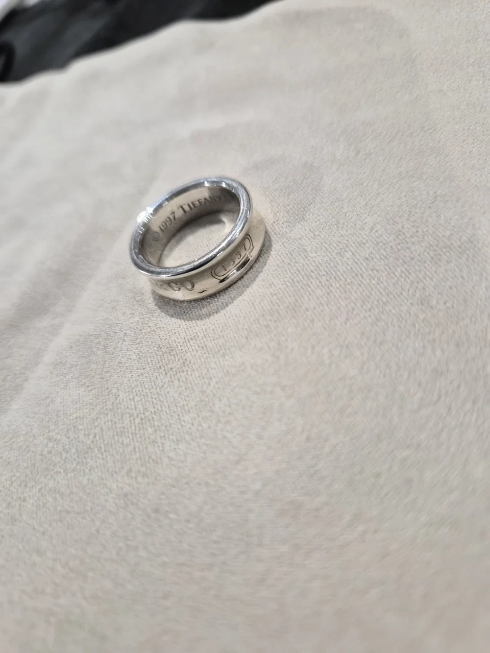 Tiffany & Co. (925) Sterling Silver '1837' Ring - Size 6